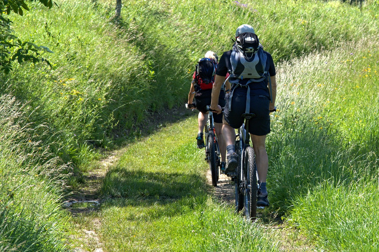 biking